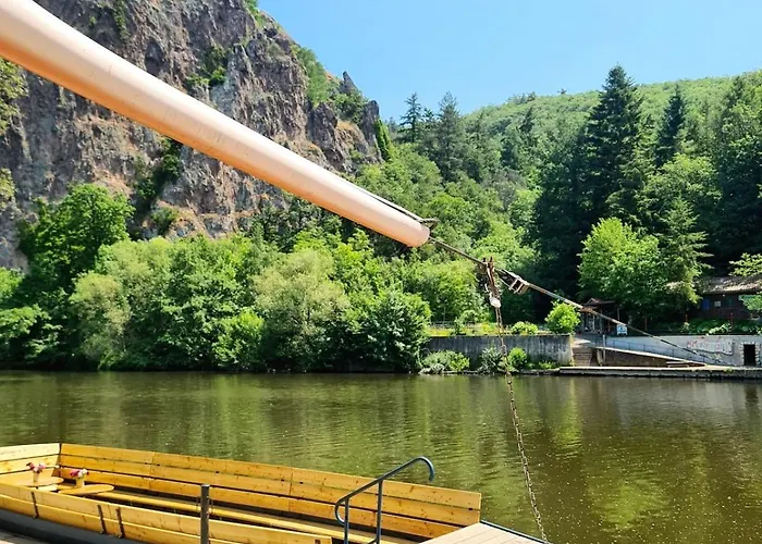 아파트 Mit Blick Auf Den Rheingrafenstein 바트크로이즈나흐